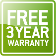 Free 3 Year Warranty